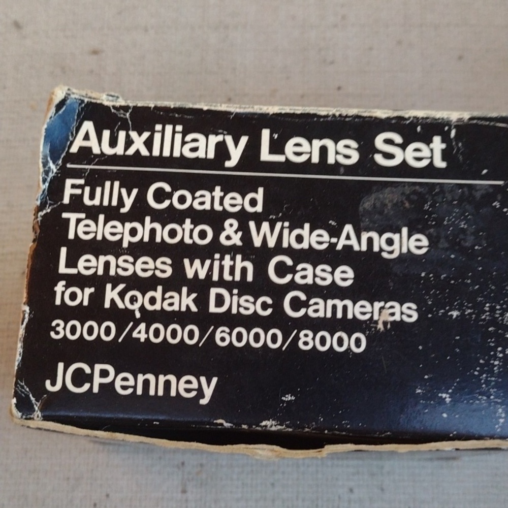 Auxiliary Lens Set for Kodak Disc cameras